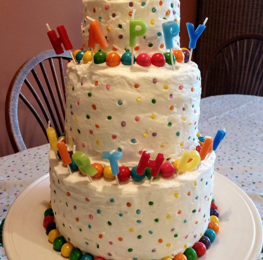 How To Bake: Confetti Birthday Cake