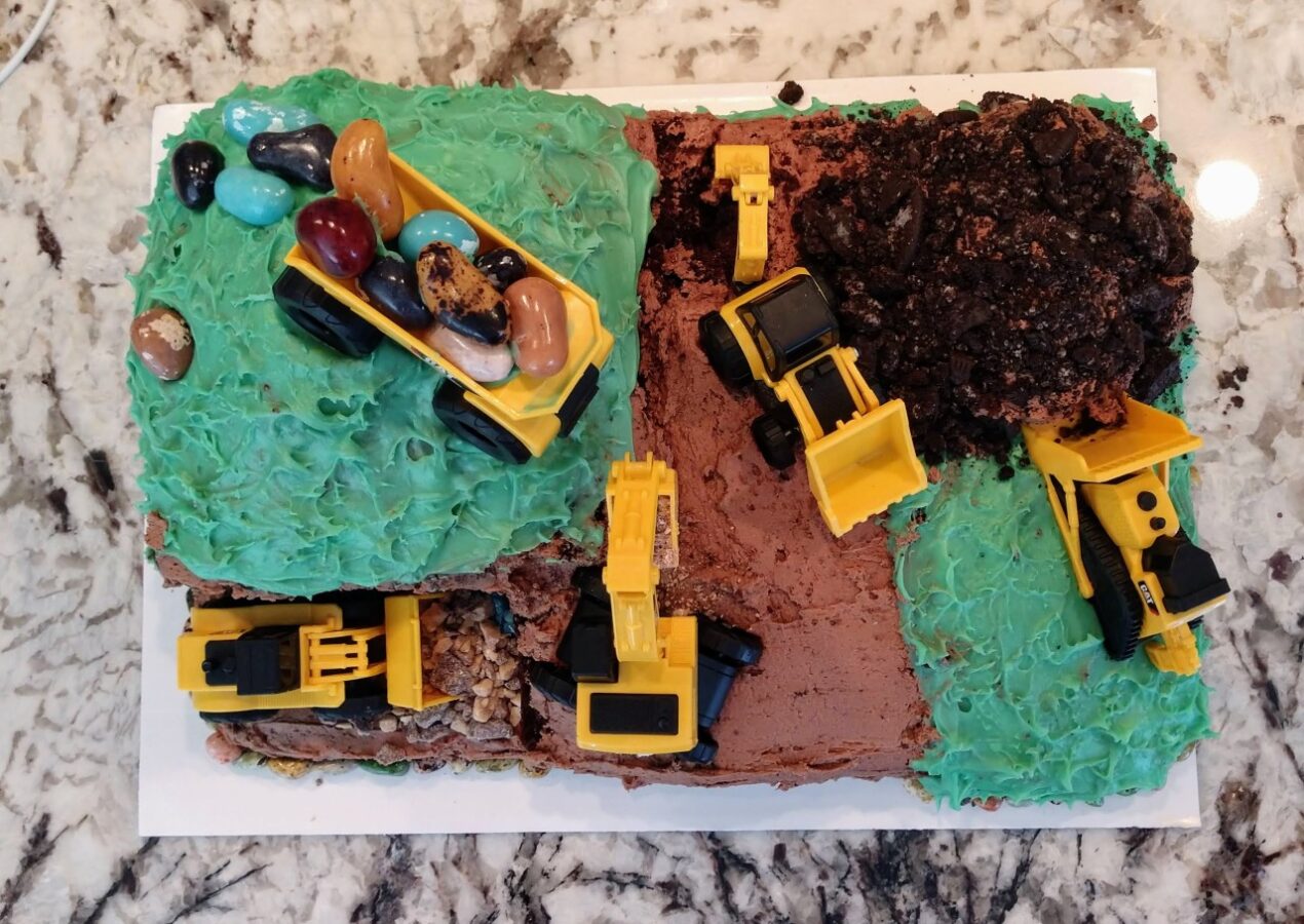 How to Bake: The Best Construction Cake Ever